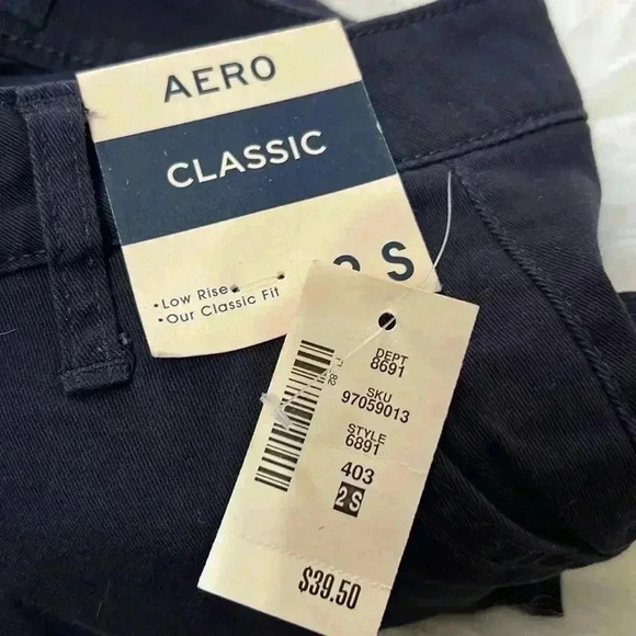 Aeropostale navy flared pants low rise - Picture 6 of 6